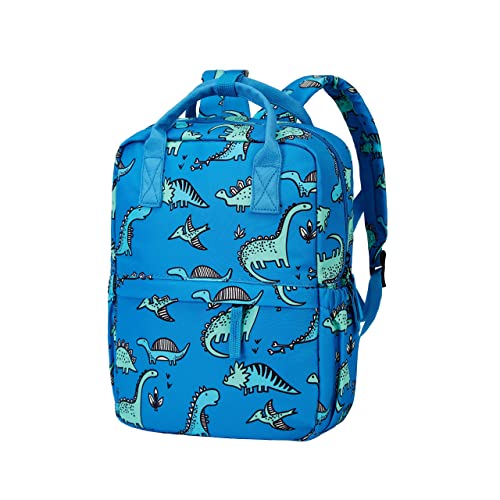 Cute Toddler Preschool Backpack Dinosaur Unicorn School Book Bag for Girls Boys Kids Kindergarten Nursery Travel Bag12inch Blue Dinosaur 0 belly baby and beyond