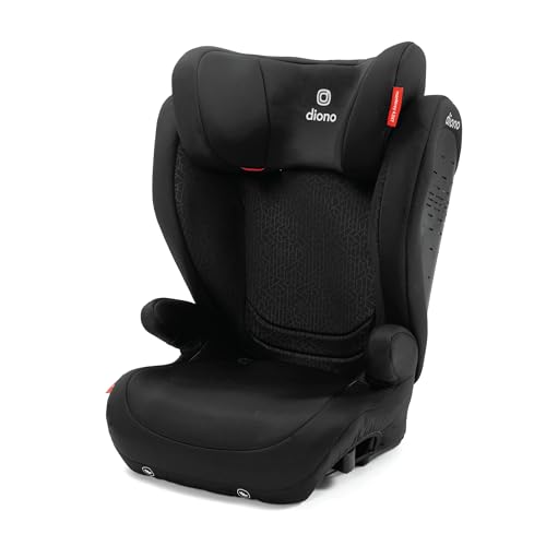 Diono Monterey 4DXT Latch 2 in 1 High Back Booster Car Seat with Expandable Height Width Advanced Side Impact Protection 8 Years 1 Booster Black 0 belly baby and beyond