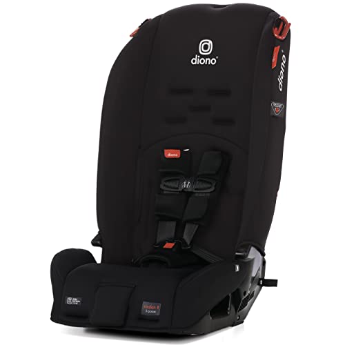 Diono Radian 3R 3 in 1 Convertible Car Seat Rear Facing Forward Facing 10 Years 1 Car Seat Slim Fit 3 Across Jet Black 0 belly baby and beyond