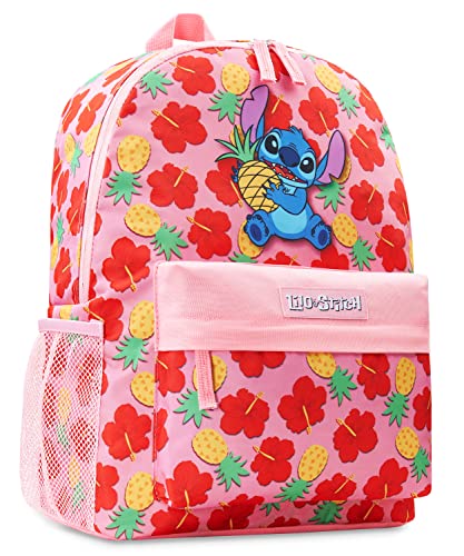 Disney Backpack for Girls Stitch School Bags for Girls PinkRed 0 belly baby and beyond