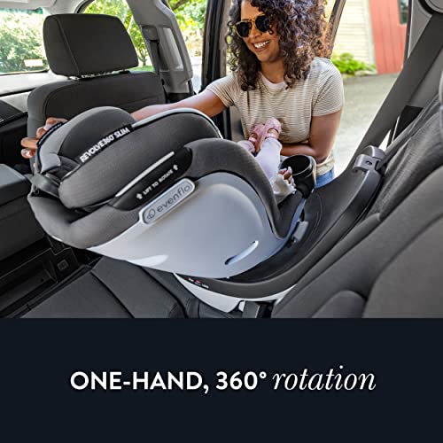 Evenflo Gold Revolve360 Slim 2 in 1 Rotational Car Seat with SensorSafe Amethyst Purple 0 0 belly baby and beyond