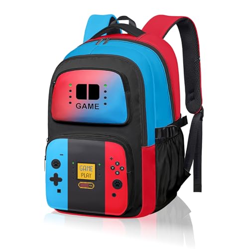 Game Backpack for Kids Boys Gaming Backpack for Kids Large Capacity Video Game Daypack Schoolbag 17 0 belly baby and beyond