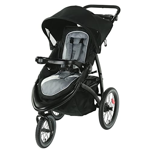 Graco FastAction Jogger LX Stroller Drive Convenient One Hand Fold Infant Car Seat Compatible Ideal for Parents on The Go 0 belly baby and beyond