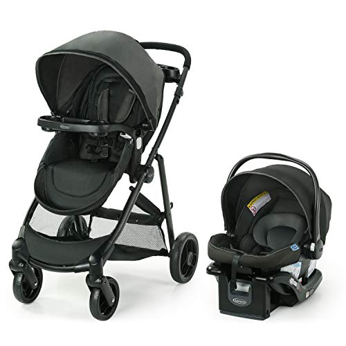 Graco Modes Element Travel System Includes Baby Stroller with Reversible Seat Extra Storage Child Tray and SnugRide 35 Lite LX Infant Car Seat Canter 0 belly baby and beyond