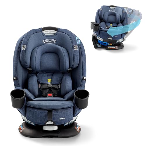 Graco Turn2Me 3 in 1 Rotating Convertible Car Seat Rear to Forward Facing Highback Booster Easy Installation Brighton 0 belly baby and beyond