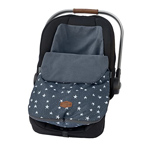 JJ Cole Baby Bundle 365 Baby Car Seat Cover Stroller Accessory Lightweight Baby Bunting for Year Round Comfort 0 belly baby and beyond