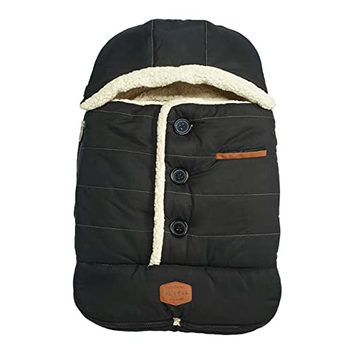 JJ Cole Bundle Me Winter Baby Car Seat Cover and Bunting Bag Urban Weather Resistant Baby Carrier Cover Stroller Accessories and Winter Baby Essentials Black 0 belly baby and beyond