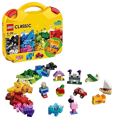 LEGO Classic Creative Suitcase 10713 includes Sorting Storage Organizer Case with Fun Colorful Building Bricks Preschool Learning Toy for Kids Boys and Girls Ages 4 Years Old and Up 0 belly baby and beyond