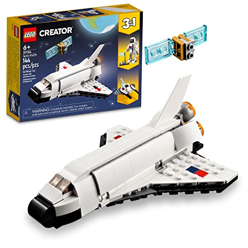 LEGO Creator 3 in 1 Space Shuttle Building Toy for Kids Creative Gift Idea for Boys and Girls Ages 6 and Up Build and Rebuild This Space Shuttle Toy into an Astronaut Figure or a Spaceship 31134 0 belly baby and beyond