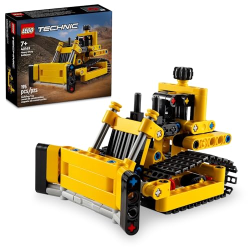 LEGO Technic Heavy Duty Bulldozer Building Set Kids Construction Toy Vehicle Gift for Boys and Girls Ages 7 and Up 42163 0 belly baby and beyond