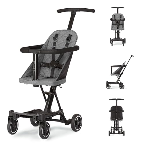 Lightweight And Compact Coast Rider Stroller With One Hand Easy Fold Adjustable Handles And Soft Ride Wheels Grey 0 belly baby and beyond