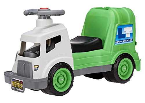 Little Tikes Dirt Diggers Garbage Truck Scoot Ride On with Real Working Horn and Trash Bin for Themed Roleplay for Boys Girls Kids Toddlers Ages 2 to 5 Years Large 0 belly baby and beyond
