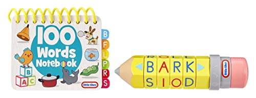 Little Tikes Old School 100 Words Spell Spin Pencil Letters Spelling Vocabulary Phonetics Alphabet Sounds Retro Throwback Preschool Educational Learning Gift and Toy 0 belly baby and beyond