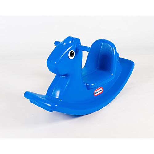 Little Tikes Rocking Horse Toddler Rocking Toy with Easy Grip Handles Stable Saddle Durable Stable Kid Safe Toy for Indoor or Outdoor Blue Rocking Horse for Kids Aged 18 Months 0 belly baby and beyond
