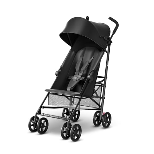 MAMA BABY Trek Lite Umbrella Stroller Compact Fold Multi Position Recline Travel Stroller with Carry Strap Large Storage and Cup Holder 0 belly baby and beyond