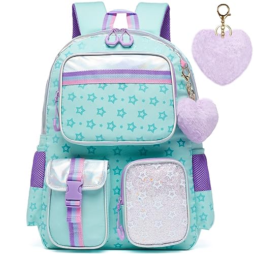 Meetbelify Backpack for Girls School Bag Aesthetic Backpack for Elementary Student Teen Girls Cute Bookbag Kids Backpack for Girls 8 10 0 belly baby and beyond