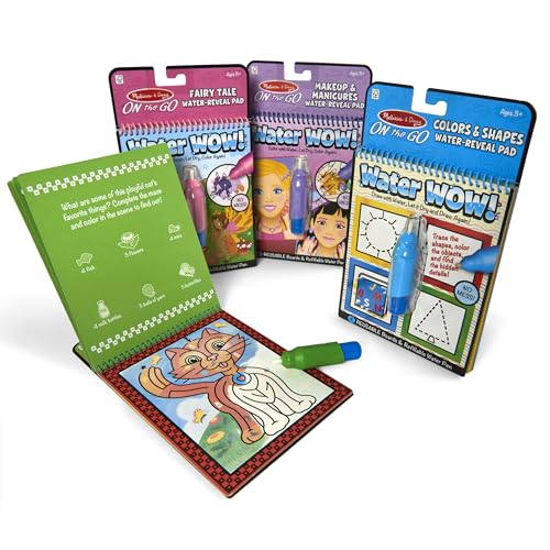 Melissa Doug Water Wow 4 Pack Pets Colors Fairy Tale and Makeup FSC Certified 0 belly baby and beyond