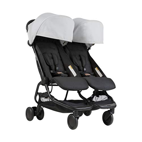 Mountain Buggy Nano Duo Buggy Silver 0 belly baby and beyond