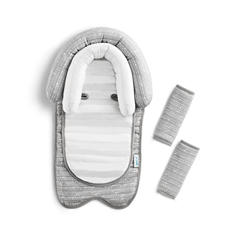 Munchkin Brica XtraGuard Head Support Strap Cover for Baby Car Seats with Silver Ion Technology Dots 0 belly baby and beyond
