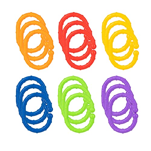 Nuby Linkables Car Seat Toy and Baby Stroller Accessories 18 Count 0 belly baby and beyond