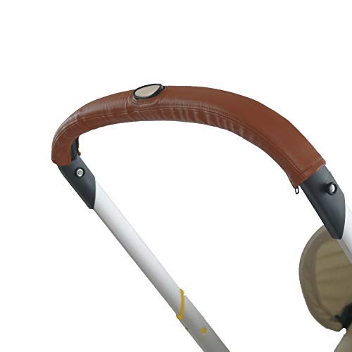 PU Leather Handle Cover Compatible with Doona Baby Stroller and Car Seat Removable Pram Handle Sleeve with Zipper Opening Dust proof Water repellent 0 belly baby and beyond