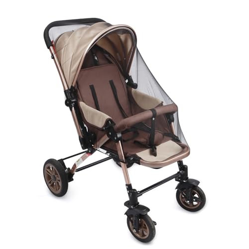 PandaEar 2 Pack Mosquito Net for Strollers Universal Baby Bug Net for Strollers Car Seat Bassinet Cradle Black 0 belly baby and beyond
