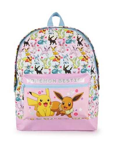 Pokemon Girls Pink Glitter School Backpack Eevee Besties Design Dream Bag for Endless Fun and School Days and Beyond 0 belly baby and beyond