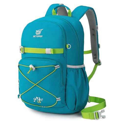 SKYSPER Kids Backpack 15L Travel Backpacking Small Age 4 6 Ergonomical Design Multi compartment Breathable Day Pack Preschool Kindergarden Bag 0 belly baby and beyond