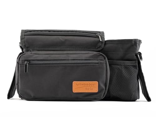 Signature Wanderer Stroller Organizer with Changing Pad Large Storage Compartment Insulated Cup Holder and Wristlet 0 belly baby and beyond