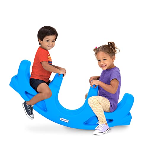 Simplay3 Rock and Roll Teeter Totter Seesaw Rocking Fun for Two Toddlers or Kids Sapphire Made in USA 0 belly baby and beyond