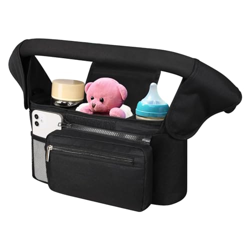 Stroller Accessories Stroller Organizer Stroller Caddy Stroller Cup Holder Universal Fits Doona Car Seat Stroller Evenflo Shyft Dualride Doona Accessories Bob Uppababy Vista v2 Accessories Etc 0 belly baby and beyond