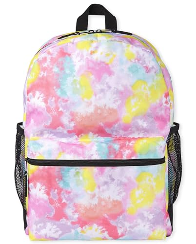 The Childrens Place Kids Preschool Elementary Backpack for Boys Girl Multicolor Tie Dye One Size 0 belly baby and beyond