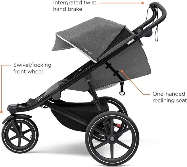 Thule Urban Glide 2 Child Stroller BlackBlack Frame 10101949 0 2 belly baby and beyond