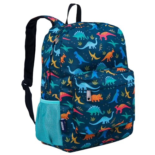 Wildkin 16 Inch Kids Backpack for Boys Girls Perfect for Elementary School Backpack Features Padded Back Adjustable Strap Ideal Size for School Travel Backpacks Jurassic Dinosaurs 0 belly baby and beyond