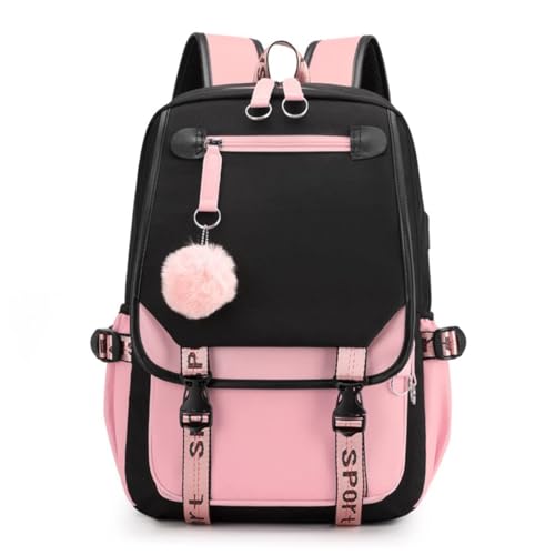 ZHANAO Backpack for Girls Casual Daypack Nylon Waterproof Kids Elementary Middle Schoolbag Children Bookbag 0 belly baby and beyond