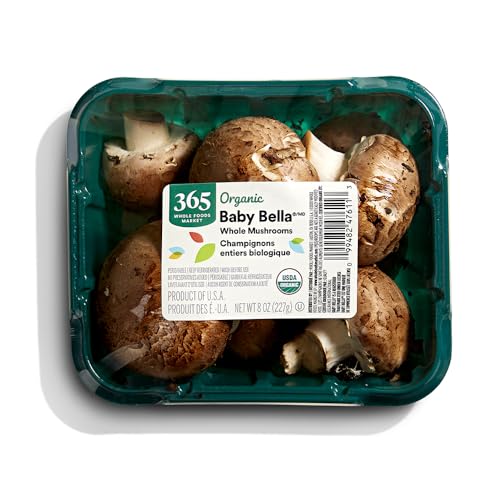 365 by Whole Foods Market Organic Baby Bella Whole Mushrooms 8 Ounce 0 belly baby and beyond
