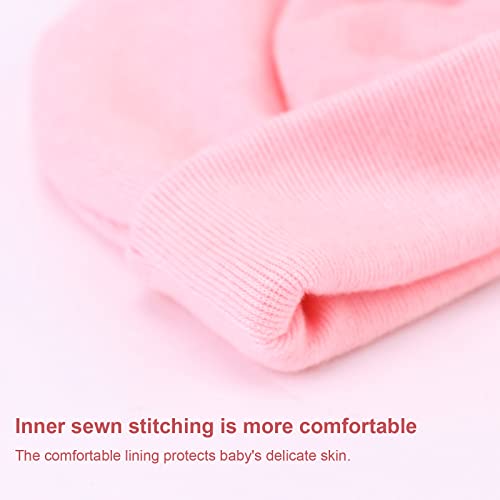5 PCS Newborn Baby Hats and Mittens