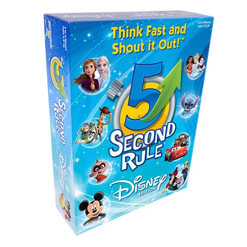 5 Second Rule Disney Edition Fun Family Game About Your Favorite Disney Characters Ages 6 0 belly baby and beyond