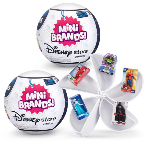 5 Surprise Disney Mini Brands Collectible Toys by ZURU Great Stocking Stuffers Disney Store Edition 2 Capsules of 5 Mystery Toys for Kids Teens and Adults Amazon Exclusive 0 belly baby and beyond