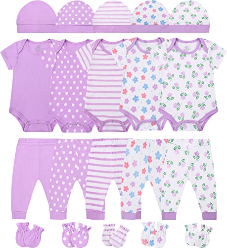 ABeCue Baby Boy Layette Essentials Set Newborn Girl Clothes Pack Infant Gift Sets 20 Piece 0 belly baby and beyond