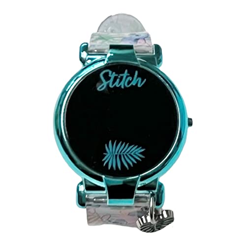 Accutime Kids Disney Lilo and Stitch Blue Digital LED Quartz Childrens Wrist Watch for Boys Girls Toddlers with Blue Multicolor Character and Hanging Charm Model LAS4033AZ 0 belly baby and beyond