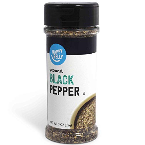 Amazon Brand Happy Belly Coarse Ground Black Pepper 3 ounce Pack of 1 0 belly baby and beyond