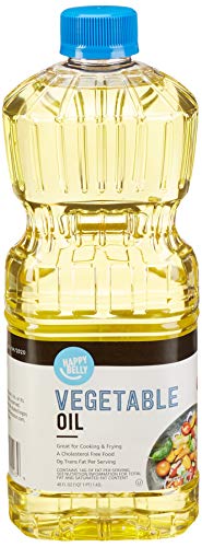 Amazon Brand Happy Belly Soybean Vegetable Oil 48 fl oz Pack of 1 0 belly baby and beyond