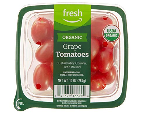 Amazon Fresh Brand Organic Grape Tomatoes 10 Oz 0 belly baby and beyond