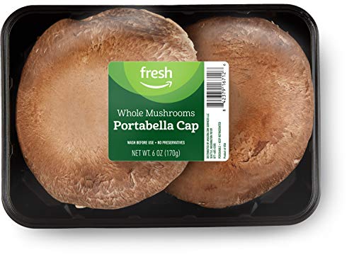 Amazon Fresh Brand Portabella Mushroom Caps 6 Oz 0 belly baby and beyond