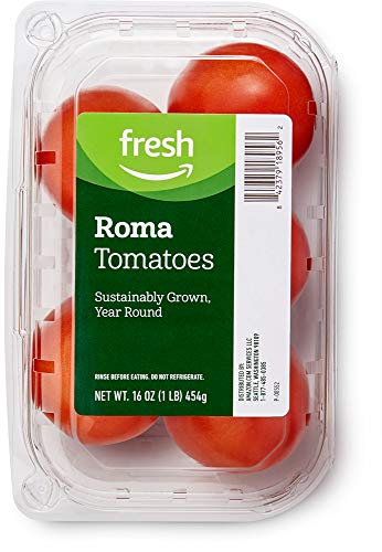 Amazon Fresh Brand Roma Tomatoes 16 Oz 0 belly baby and beyond