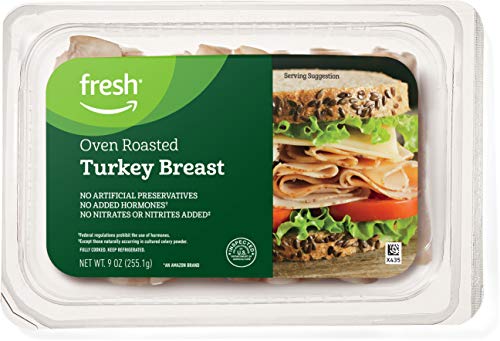Amazon Fresh Brand Sliced Oven Roasted Turkey Breast 9 Oz 0 belly baby and beyond