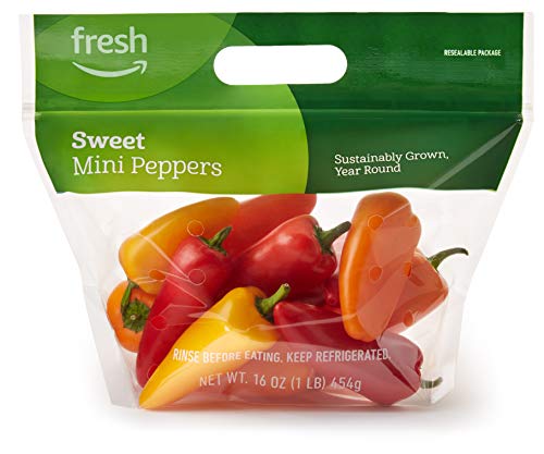 Amazon Fresh Brand Sweet Mini Peppers 16 Oz 0 belly baby and beyond
