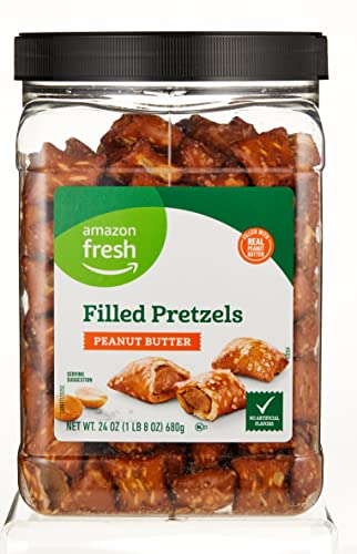 Amazon Fresh Peanut Butter Filled Pretzels 24 Oz 0 belly baby and beyond
