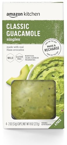 Amazon Kitchen Classic Guacamole Singles Pack of 4 2 Oz Cups 8 Oz 0 belly baby and beyond